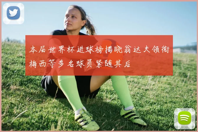本届世界杯进球榜揭晓翁达夫领衔梅西等多名球员紧随其后